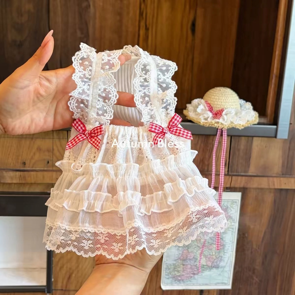 Autumn Bless cloud lace cami dress