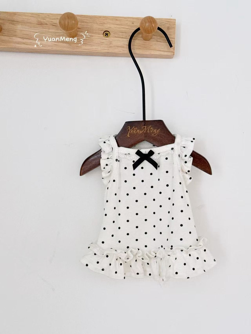 Polka dot matching set