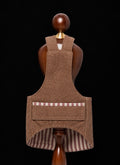 Vintage Brown Crossback Dog Vest